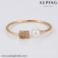 51719 xuping simple conception de bracelet en or, mode perle bracelet